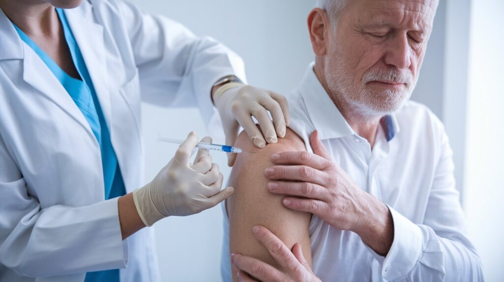 Cortisone Injection for Shoulder Bursitis Relief Plan