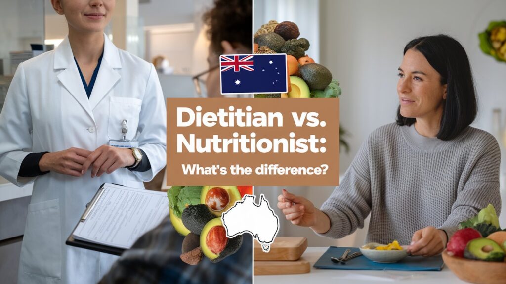difference between dietitian and nutritionist australia
